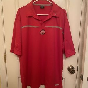 The Ohio State University Buckeyes Y2K Nike Football Polo